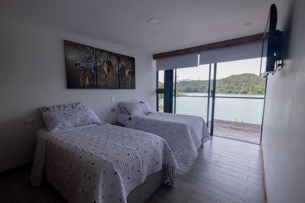 Sky House Cabana Guatape La Pradera  Esterno foto
