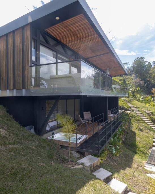 Sky House Cabana Guatape La Pradera  Esterno foto